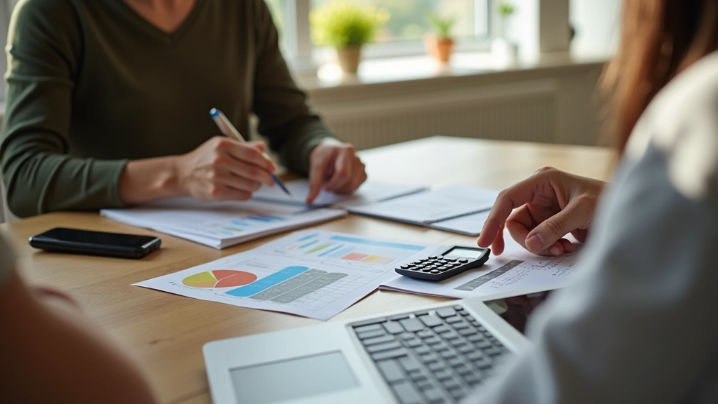 Household budget tracking dashboard