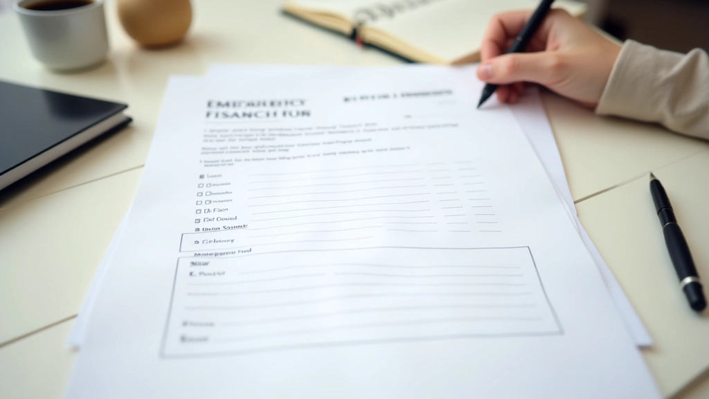 Emergency fund planning materials